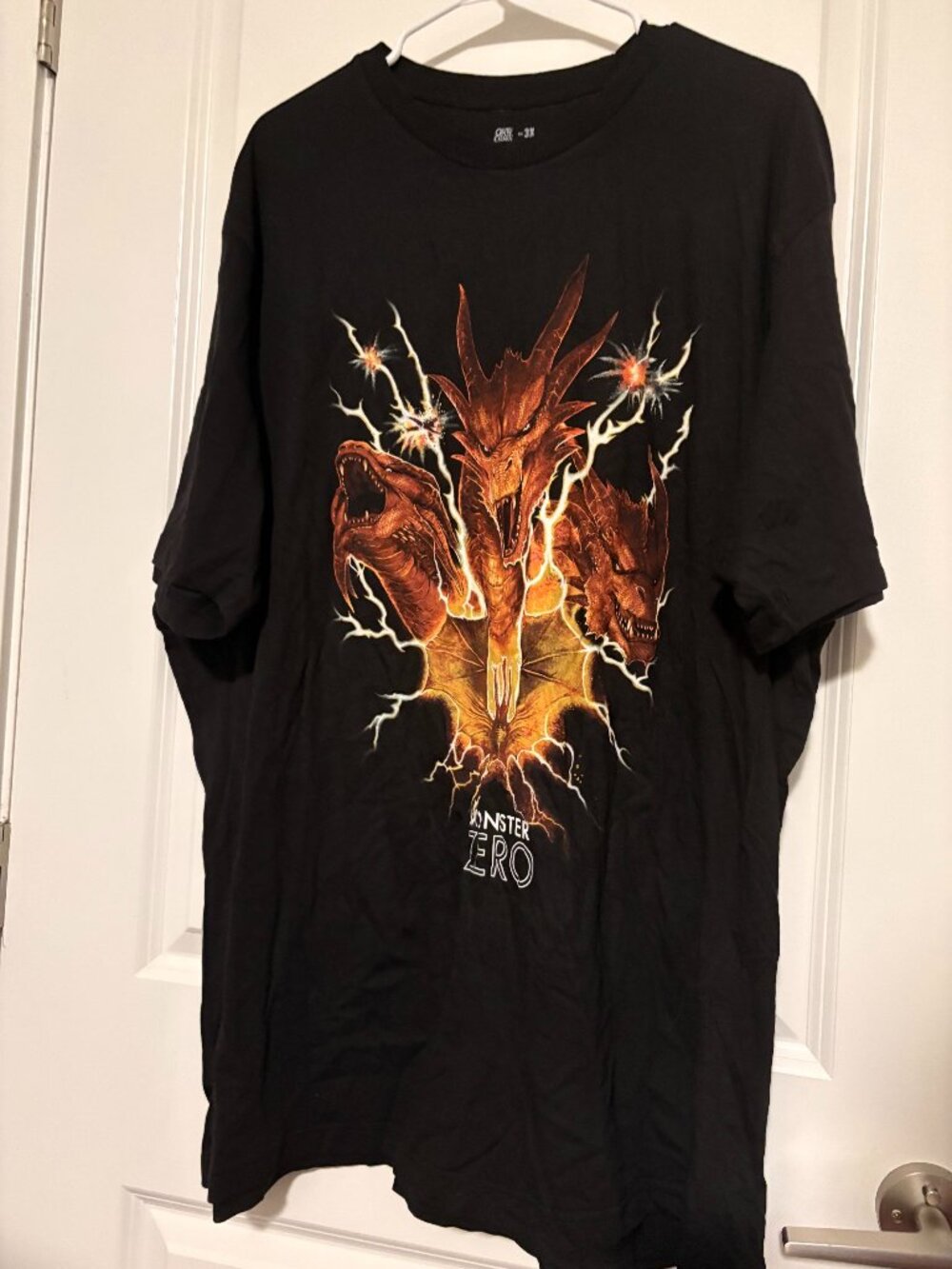Cavity Colors Godzilla King of the Monsters King Ghidorah Monster Zero Shirt 3X
